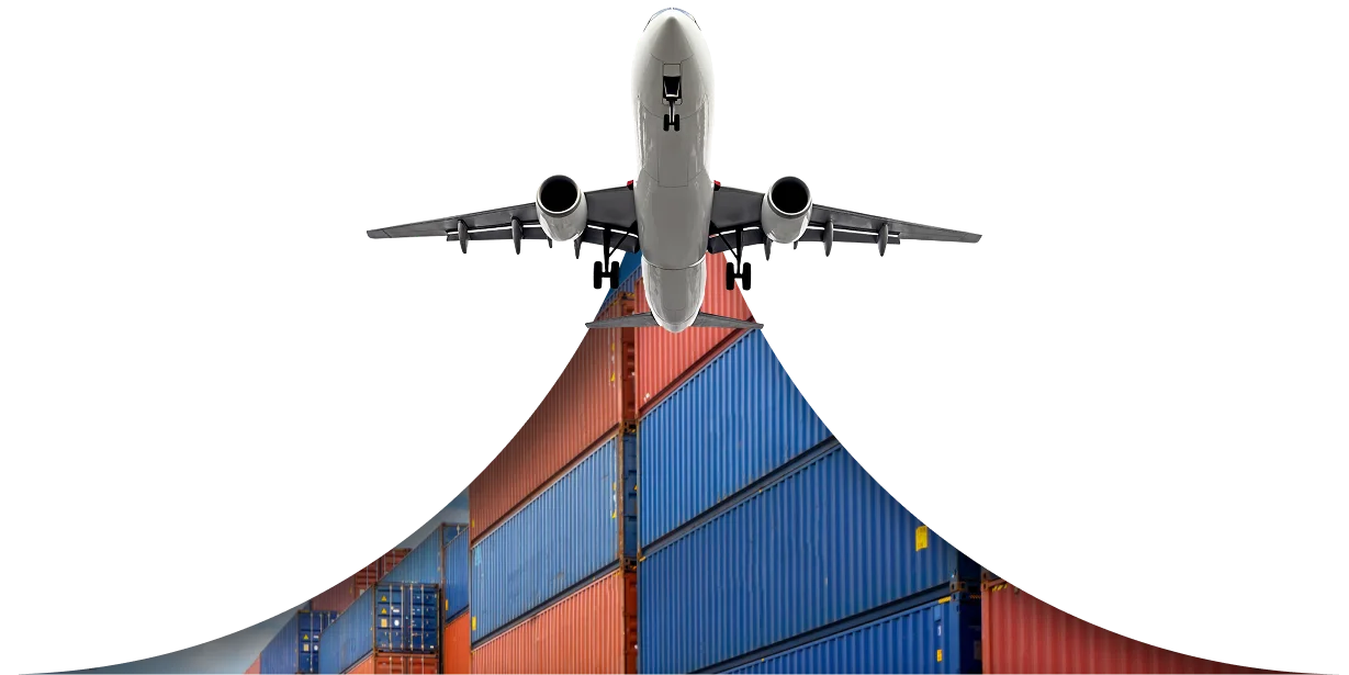 Máy bay, containers